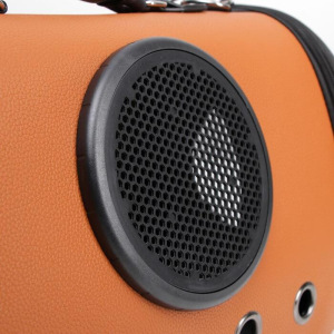 Сумка для переноски животных с иллюминатором, искусственная кожа, 44х26х31 см, коричневая 47776 Сумка для переноски животных с иллюминатором, искусственная кожа, 44х26х31 см, коричневая 47776