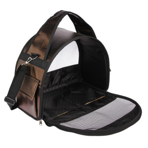 Сумка-переноска №1 полукруглая, 37 х 18 х 25 см, искусственная кожа, коричневая Сумка-переноска №1 полукруглая, 37 х 18 х 25 см, искусственная кожа, коричневая