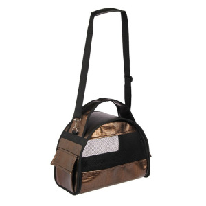 Сумка-переноска №1 полукруглая, 37 х 18 х 25 см, искусственная кожа, коричневая Сумка-переноска №1 полукруглая, 37 х 18 х 25 см, искусственная кожа, коричневая