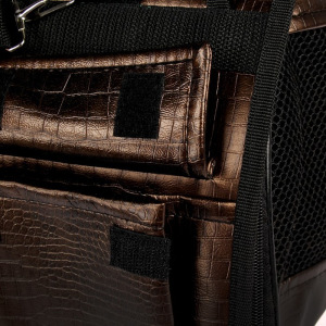 Сумка-переноска №2 полукруглая, 40 х 20 х 27 см, искусственная кожа, коричневая Сумка-переноска №2 полукруглая, 40 х 20 х 27 см, искусственная кожа, коричневая