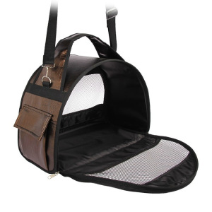 Сумка-переноска №2 полукруглая, 40 х 20 х 27 см, искусственная кожа, коричневая Сумка-переноска №2 полукруглая, 40 х 20 х 27 см, искусственная кожа, коричневая