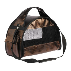 Сумка-переноска №2 полукруглая, 40 х 20 х 27 см, искусственная кожа, коричневая Сумка-переноска №2 полукруглая, 40 х 20 х 27 см, искусственная кожа, коричневая