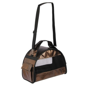 Сумка-переноска №2 полукруглая, 40 х 20 х 27 см, искусственная кожа, коричневая Сумка-переноска №2 полукруглая, 40 х 20 х 27 см, искусственная кожа, коричневая