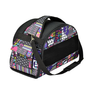 Сумка-переноска Зооник средняя полукруглая с кармашками, 40 х 21 х 25 см, микс цветов Сумка-переноска Зооник средняя полукруглая с кармашками, 40 х 21 х 25 см, микс цветов