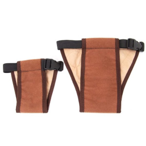 Трусы для собак многоразовые, XXS (обхват талии 18-36 см, глубина 19 см), коричневые Трусы для собак многоразовые, XXS (обхват талии 18-36 см, глубина 19 см), коричневые