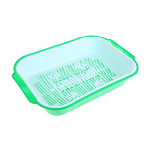 Туалет для кошек с сеткой №2, микс цветов Туалет для кошек с сеткой №2, микс цветов