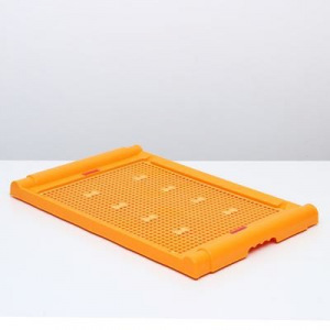 Туалет для собак большой с сеткой, 75 х 50 х 5,5 см, микс цветов Туалет для собак большой с сеткой, 75 х 50 х 5,5 см, микс цветов