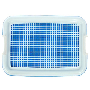 Туалет для собак с сеткой, 46,5 х 34,5 х 4 см, микс цветов Туалет для собак с сеткой, 46,5 х 34,5 х 4 см, микс цветов