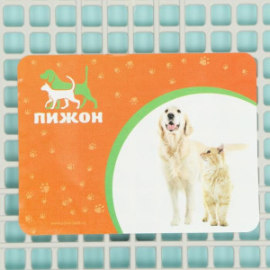 Туалет для собак с сеткой и столбиком, 51 х 37 х 3.8 см, серый Туалет для собак с сеткой и столбиком, 51 х 37 х 3.8 см, серый