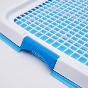 Туалет для собак с сеткой средний, 55 х 42 х 3,5 см, микс цветов Туалет для собак с сеткой средний, 55 х 42 х 3,5 см, микс цветов