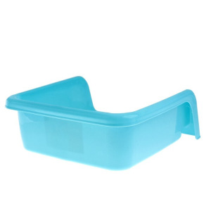 Туалет для собак с высокими бортами и съемной сеткой, 42 х 41 х 16 см, голубой Туалет для собак с высокими бортами и съемной сеткой, 42 х 41 х 16 см, голубой