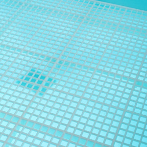 Туалет для собак с высокими бортами и съемной сеткой, 42 х 41 х 16 см, голубой Туалет для собак с высокими бортами и съемной сеткой, 42 х 41 х 16 см, голубой