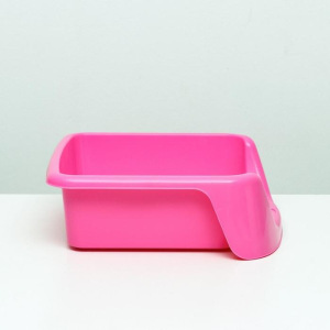 Туалет для собак с высокими бортами и сеткой, 45 х 45 х 16 см, микс цветов Туалет для собак с высокими бортами и сеткой, 45 х 45 х 16 см, микс цветов