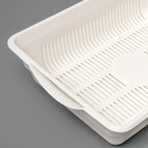 Туалет глубокий с сеткой, 36 х 25 х 8 см, белый Туалет глубокий с сеткой, 36 х 25 х 8 см, белый