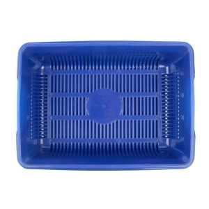 Туалет глубокий с сеткой, 38,5 х 26 х 9 см, синий Туалет глубокий с сеткой, 38,5 х 26 х 9 см, синий