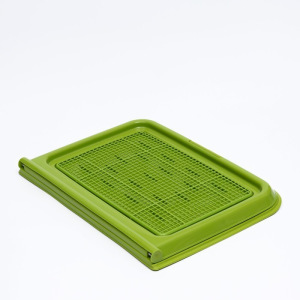 Туалет многофункциональный (под пеленку, со съемной сеткой), 49х36,5х4 см, зеленый Туалет многофункциональный (под пеленку, со съемной сеткой), 49х36,5х4 см, зеленый