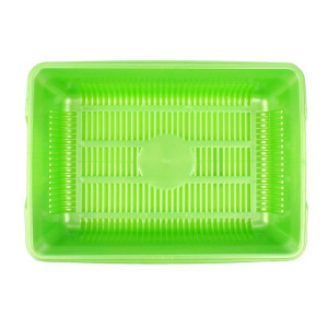 Туалет перламутровый глубокий с сеткой, 38,5 х 26 х 9 см, зеленый Туалет перламутровый глубокий с сеткой, 38,5 х 26 х 9 см, зеленый