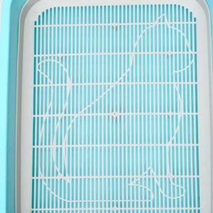 Туалет "Мур-мяу" для кошек, с сеткой, 33,2 х 25,6 х 7,2 см голубой Туалет "Мур-мяу" для кошек, с сеткой, 33,2 х 25,6 х 7,2 см голубой