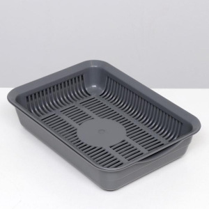 Туалет с сеткой, 35,5х26х7 см, серый Туалет с сеткой, 35,5х26х7 см, серый