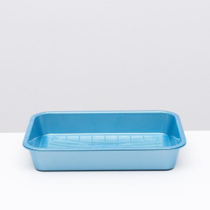 Туалет с сеткой №1 перламутровый, 36 х 26 х 6,5 см голубой Туалет с сеткой №1 перламутровый, 36 х 26 х 6,5 см голубой