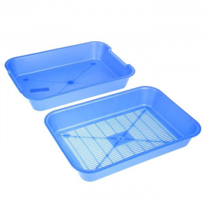 Туалет с сеткой №1 перламутровый, 36 х 26 х 6,5 см микс цветов Туалет с сеткой №1 перламутровый, 36 х 26 х 6,5 см микс цветов