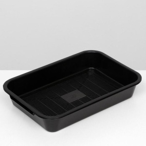 Туалет с сеткой №3, 36 х 26 х 6,5 см, чёрный Туалет с сеткой №3, 36 х 26 х 6,5 см, чёрный