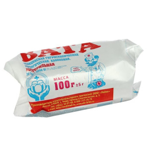 Вата хирургическая нестерильная ГОСТ 5556-81 100 г Вата хирургическая нестерильная ГОСТ 5556-81 100 г