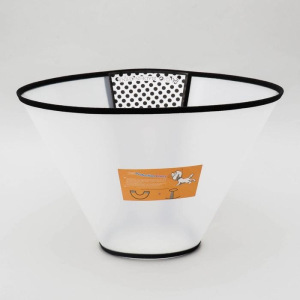 Ветеринарный воротник №0, обхват шеи 47-53 см, высота 28 см, чёрный Ветеринарный воротник №0, обхват шеи 47-53 см, высота 28 см, чёрный