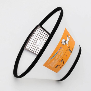 Ветеринарный воротник №3, обхват шеи 22-34 см, высота 13,5 см, чёрный Ветеринарный воротник №3, обхват шеи 22-34 см, высота 13,5 см, чёрный