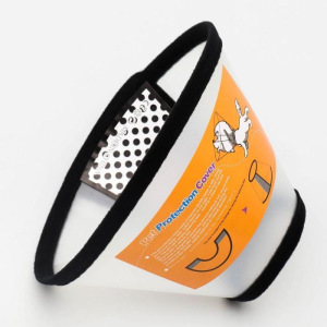 Ветеринарный воротник №6, обхват шеи 18-22 см, высота 11 см, чёрный Ветеринарный воротник №6, обхват шеи 18-22 см, высота 11 см, чёрный