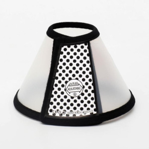 Ветеринарный воротник №6, обхват шеи 18-22 см, высота 11 см, чёрный Ветеринарный воротник №6, обхват шеи 18-22 см, высота 11 см, чёрный