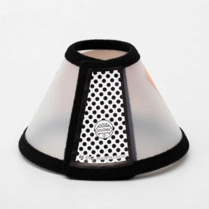 Ветеринарный воротник №7, обхват шеи 13-19 см, высота 8 см, чёрный Ветеринарный воротник №7, обхват шеи 13-19 см, высота 8 см, чёрный