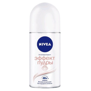Антиперспирант Nivea «Эффект пудры», женский, шариковый, 50 мл Антиперспирант Nivea «Эффект пудры», женский, шариковый, 50 мл