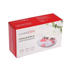 Аппарат для маникюра LuazON LMM-005, 6 насадок, 2хAA (не в комплекте), розовый Аппарат для маникюра LuazON LMM-005, 6 насадок, 2хAA (не в комплекте), розовый