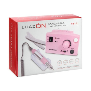 Аппарат для маникюра LuazON LMM-01-03, 12 насадок, до 25000 об/мин, 15 Вт, розовый Аппарат для маникюра LuazON LMM-01-03, 12 насадок, до 25000 об/мин, 15 Вт, розовый