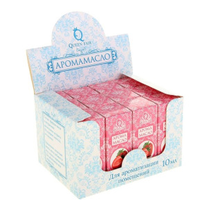 Аромамасло "Queen Fair" 10 мл, аромат клубника Аромамасло "Queen Fair" 10 мл, аромат клубника