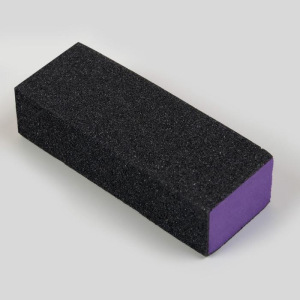 Баф наждачный для ногтей, трёхсторонний, 9,5 × 3,5 × 3 см, цвет МИКС Баф наждачный для ногтей, трёхсторонний, 9,5 × 3,5 × 3 см, цвет МИКС