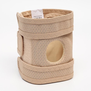 Бандаж для коленного сустава - "Крейт" (№1, бежевый) F-514, обхват колена 33-35 см Бандаж для коленного сустава - "Крейт" (№1, бежевый) F-514, обхват колена 33-35 см