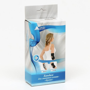 Бандаж для локтевого сустава - "Крейт" (№3, черный) F-414, обхват локтя 20-25 см Бандаж для локтевого сустава - "Крейт" (№3, черный) F-414, обхват локтя 20-25 см