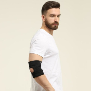 Бандаж для локтевого сустава - "Крейт" (№3, черный) F-414, обхват локтя 20-25 см Бандаж для локтевого сустава - "Крейт" (№3, черный) F-414, обхват локтя 20-25 см