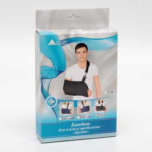 Бандаж для плеча и предплечья (№2, черный) F-223, длина предплечья 16-20 см Бандаж для плеча и предплечья (№2, черный) F-223, длина предплечья 16-20 см