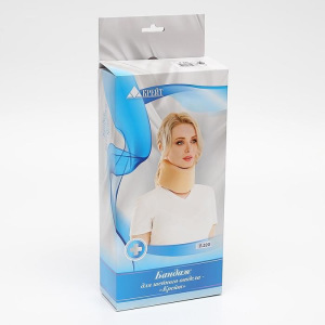 Бандаж для шейного отдела - "Крейт" (№12, бежевый) F-320, высота бандажа 12 см Бандаж для шейного отдела - "Крейт" (№12, бежевый) F-320, высота бандажа 12 см