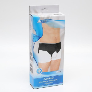 Бандаж грыжевой паховый - "Крейт" (№3) Б-432, обхват бёдер 60-80 см Бандаж грыжевой паховый - "Крейт" (№3) Б-432, обхват бёдер 60-80 см