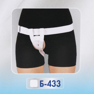 Бандаж грыжевой паховый - "Крейт" (№3) Б-433, обхват бёдер 60-80 см Бандаж грыжевой паховый - "Крейт" (№3) Б-433, обхват бёдер 60-80 см