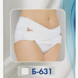 Бандаж при опущении органов малого таза - "Крейт" (№2, белый) Б-631, обхват бёдер 91-94 см Бандаж при опущении органов малого таза - "Крейт" (№2, белый) Б-631, обхват бёдер 91-94 см