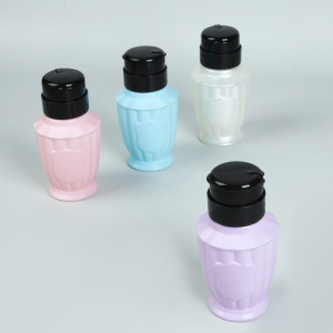 Баночка с дозатором для жидкостей «Винтаж», 200 мл, цвет МИКС Баночка с дозатором для жидкостей «Винтаж», 200 мл, цвет МИКС