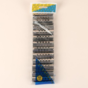 Бигуди на резинке, d = 1,8 см, 12 шт, цвет серебристый Бигуди на резинке, d = 1,8 см, 12 шт, цвет серебристый