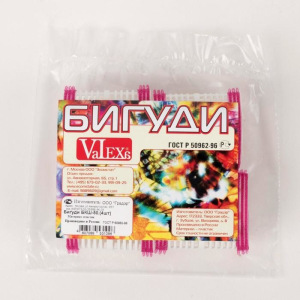 Бигуди с фиксатором, d = 5 см, 6 см, 4 шт, цвет розовый Бигуди с фиксатором, d = 5 см, 6 см, 4 шт, цвет розовый