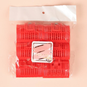 Бигуди с крабом, d = 3,5 см, 6 шт, цвет МИКС Бигуди с крабом, d = 3,5 см, 6 шт, цвет МИКС