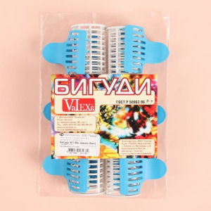 Бигуди с крабом, d = 3,8 см, 6 шт, цвет МИКС Бигуди с крабом, d = 3,8 см, 6 шт, цвет МИКС